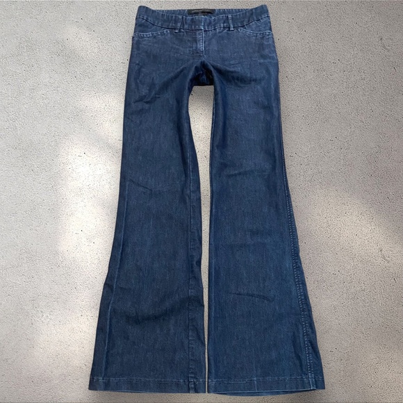 Express Low Rise Dark Wash Trouser - Picture 1 of 7